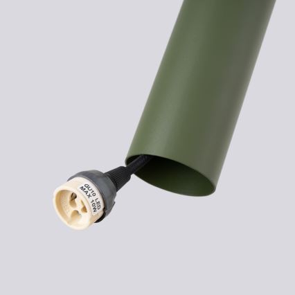 Luster na lanku LAGOS 1xGU10/10W/230V zelená
