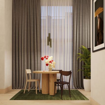 Luster na lanku LAGOS 3xGU10/10W/230V zelená