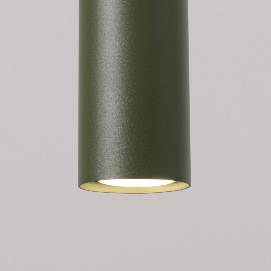 Luster na lanku LAGOS 3xGU10/10W/230V zelená