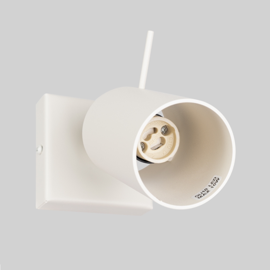 Nástenné bodové svietidlo RING 1xGU10/10W/230V krémová