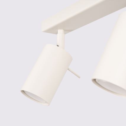 Bodové svietidlo RING 6xGU10/10W/230V krémová