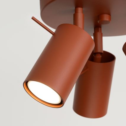 Bodové svietidlo RING 3xGU10/10W/230V červená
