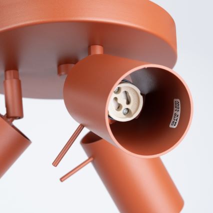 Bodové svietidlo RING 3xGU10/10W/230V červená