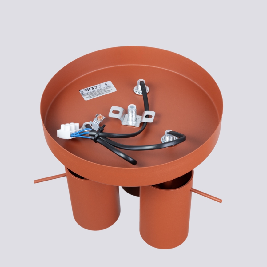 Bodové svietidlo RING 3xGU10/10W/230V červená