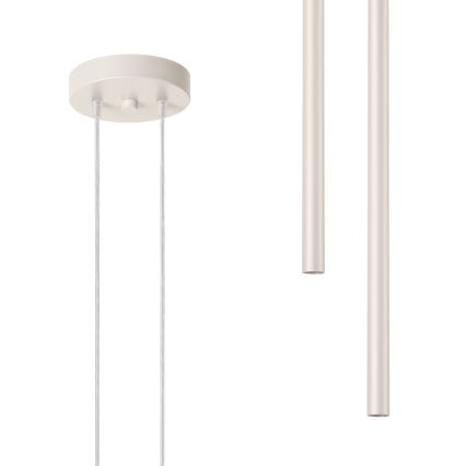 Luster na lanku PASTELO 2xG9/8W/230V krémová