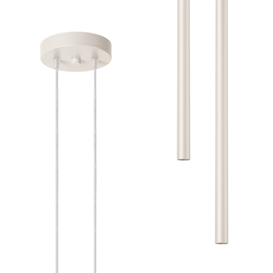 Luster na lanku PASTELO 2xG9/8W/230V krémová