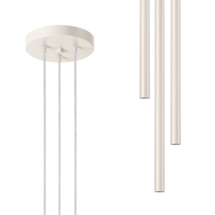 Luster na lanku PASTELO 3xG9/8W/230V krémová