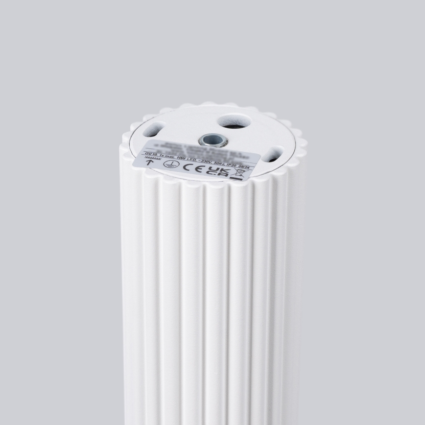 Bodové svietidlo KARBON 1xGU10/10W/230V 30 cm biela
