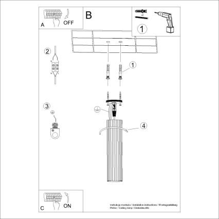 Bodové svietidlo KARBON 1xGU10/10W/230V 30 cm biela