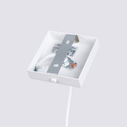 Luster na lanku KARBON 1xGU10/10W/230V biela