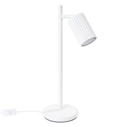 Stolná lampa KARBON 1xGU10/10W/230V biela