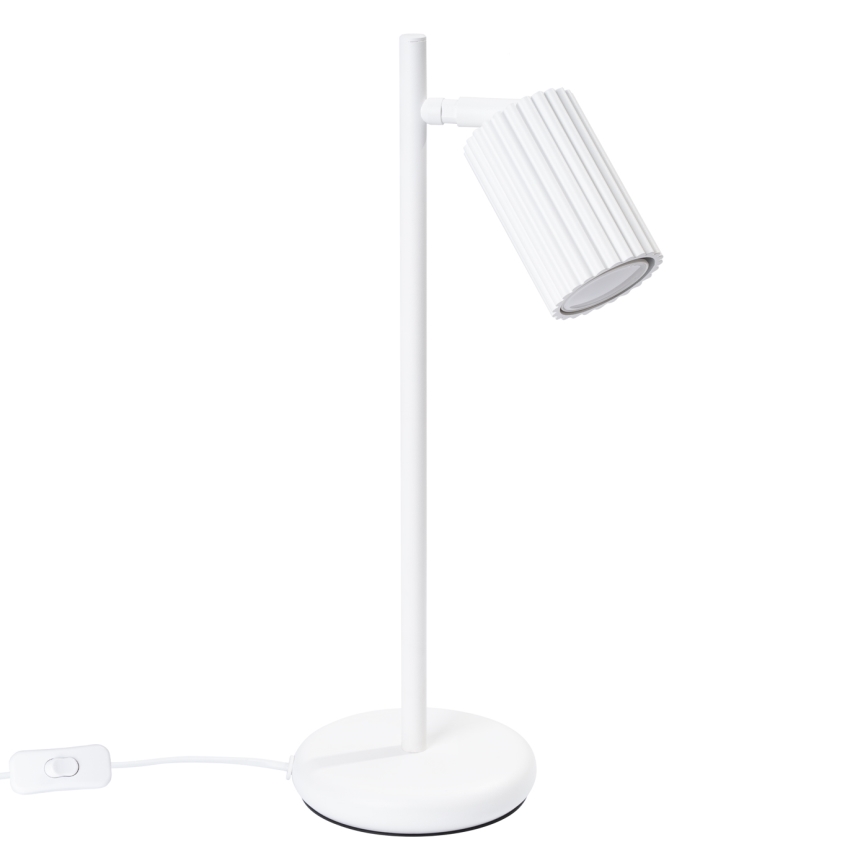 Stolná lampa KARBON 1xGU10/10W/230V biela