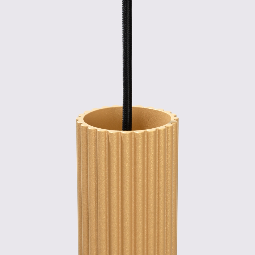 Luster na lanku KARBON 1xGU10/10W/230V zlatá
