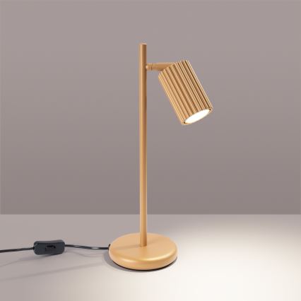 Stolná lampa KARBON 1xGU10/10W/230V zlatá