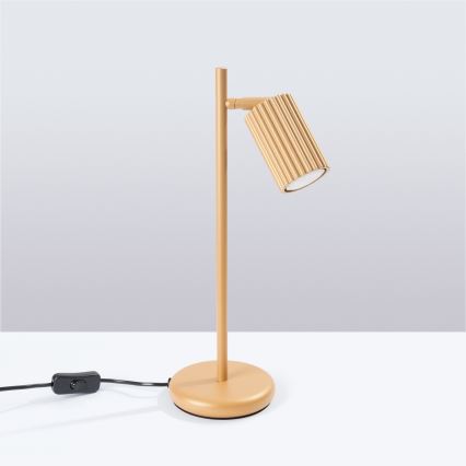 Stolná lampa KARBON 1xGU10/10W/230V zlatá