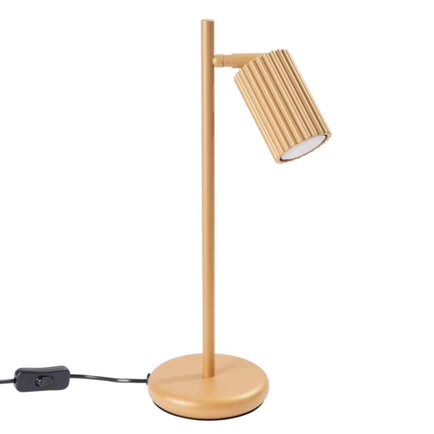 Stolná lampa KARBON 1xGU10/10W/230V zlatá