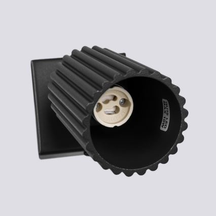 Nástenné bodové svietidlo KARBON 1xGU10/10W/230V čierna