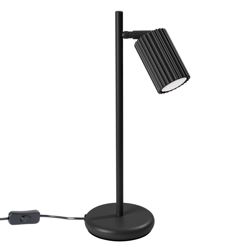 Stolná lampa KARBON 1xGU10/10W/230V čierna