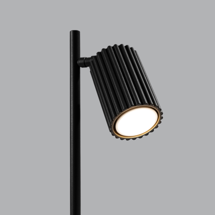 Stolná lampa KARBON 1xGU10/10W/230V čierna