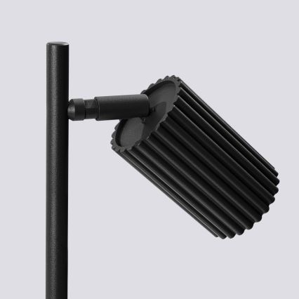 Stolná lampa KARBON 1xGU10/10W/230V čierna