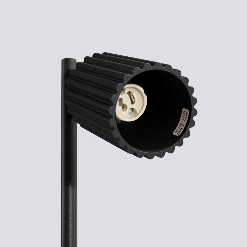 Stolná lampa KARBON 1xGU10/10W/230V čierna
