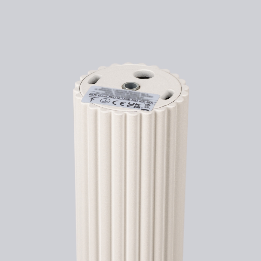 Bodové svietidlo KARBON 1xGU10/10W/230V 40 cm krémová