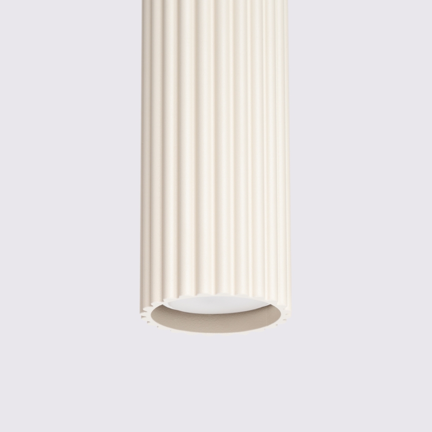 Luster na lanku KARBON 1xGU10/10W/230V krémová