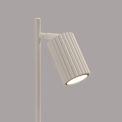Stolná lampa KARBON 1xGU10/10W/230V krémová