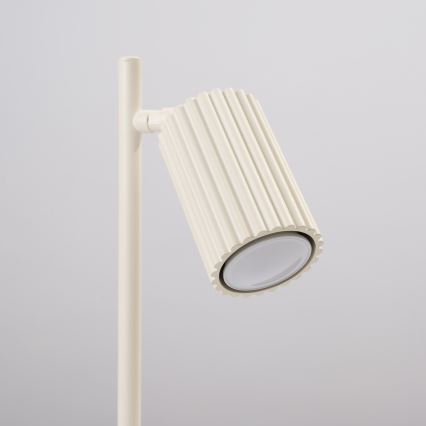 Stolná lampa KARBON 1xGU10/10W/230V krémová