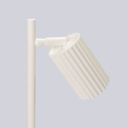 Stolná lampa KARBON 1xGU10/10W/230V krémová