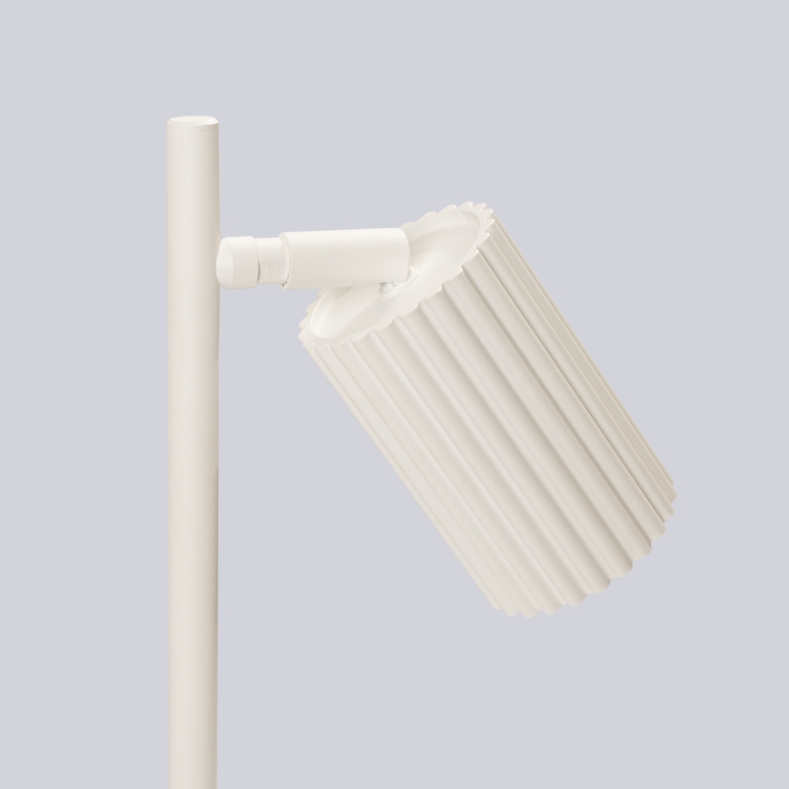 Stolná lampa KARBON 1xGU10/10W/230V krémová