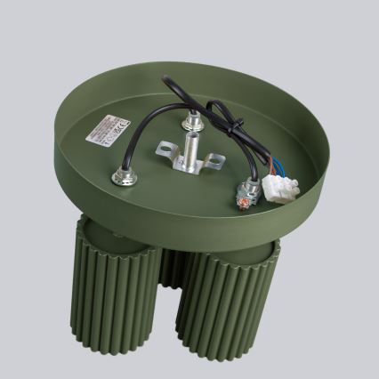 Bodové svietidlo KARBON 3xGU10/10W/230V zelená