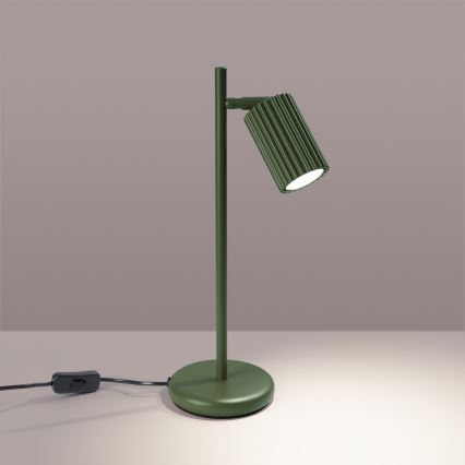 Stolná lampa KARBON 1xGU10/10W/230V zelená