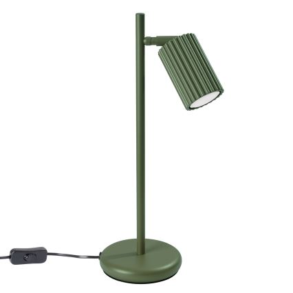 Stolná lampa KARBON 1xGU10/10W/230V zelená