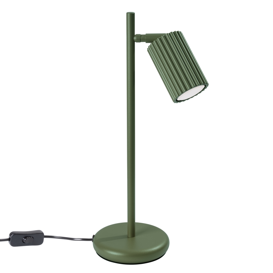 Stolná lampa KARBON 1xGU10/10W/230V zelená