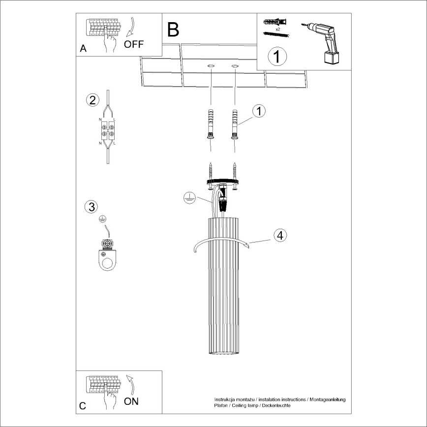 Bodové svietidlo KARBON 1xGU10/10W/230V 40 cm červená