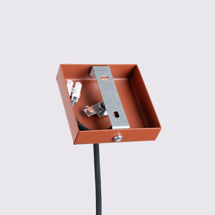 Luster na lanku KARBON 1xGU10/10W/230V červená