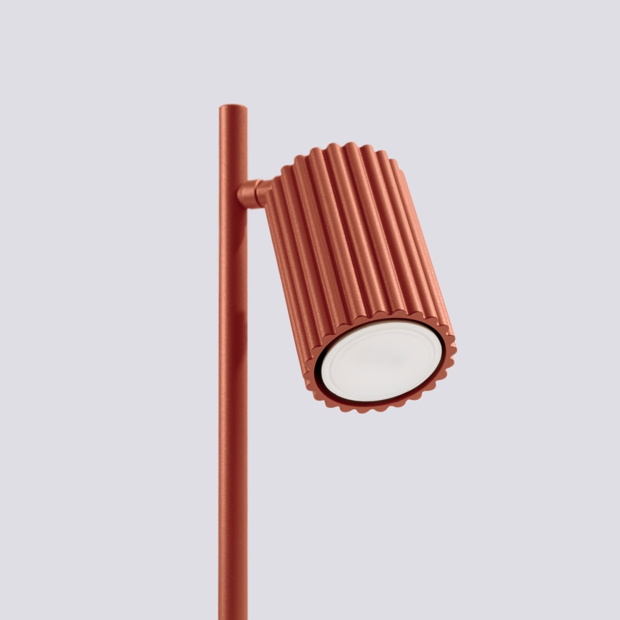 Stolná lampa KARBON 1xGU10/10W/230V červená