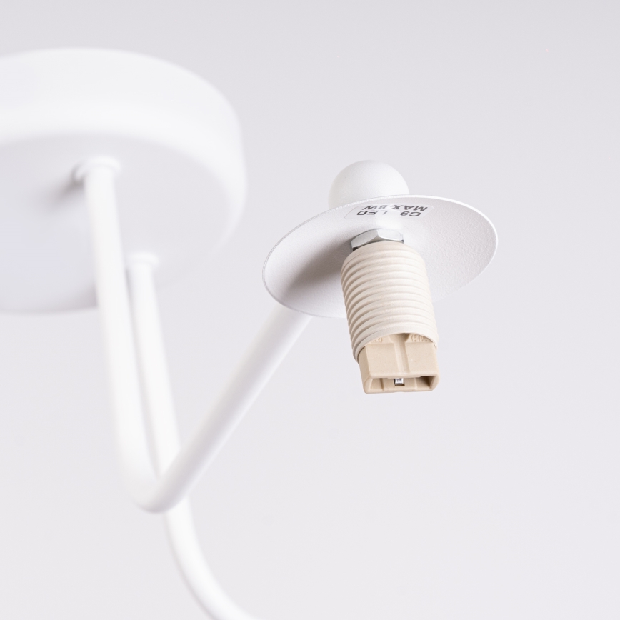Luster na tyči ASTRAL 3xG9/8W/230V biela