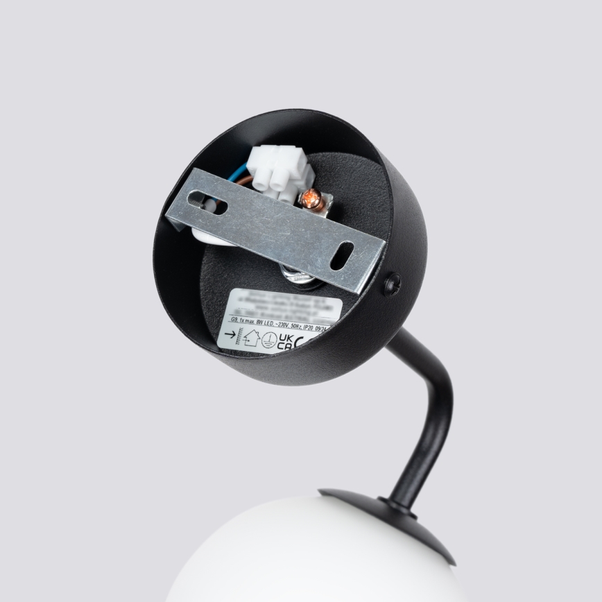 Nástenná lampa ASTRAL 1xG9/8W/230V čierna