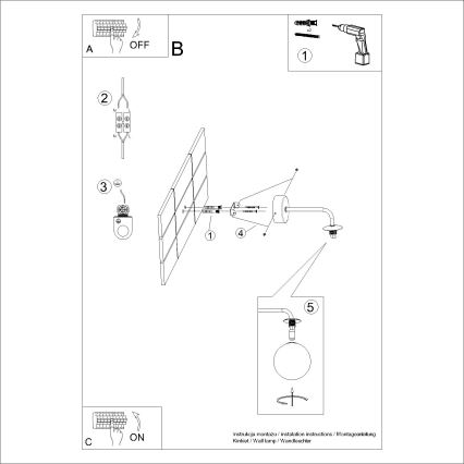 Nástenná lampa ASTRAL 1xG9/8W/230V čierna