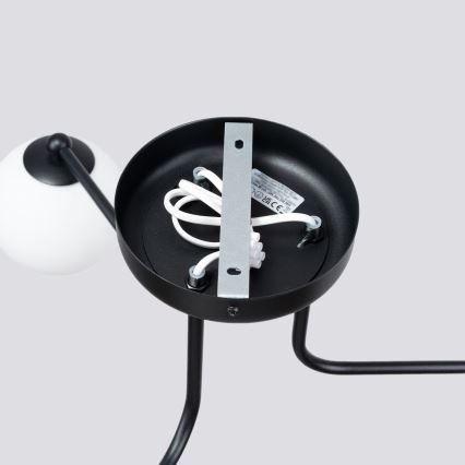 Luster na tyči ASTRAL 3xG9/8W/230V čierna