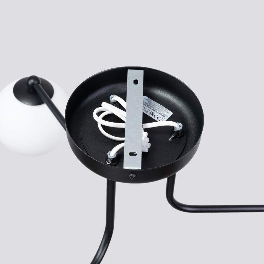 Luster na tyči ASTRAL 3xG9/8W/230V čierna