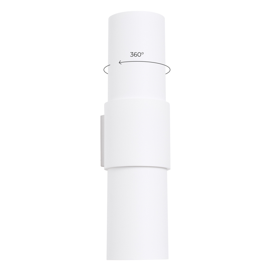 Nástenné svietidlo FLASH 2xE27/15W/230V biela
