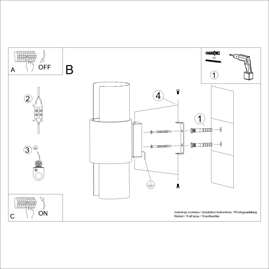 Nástenné svietidlo FLASH 2xE27/15W/230V biela