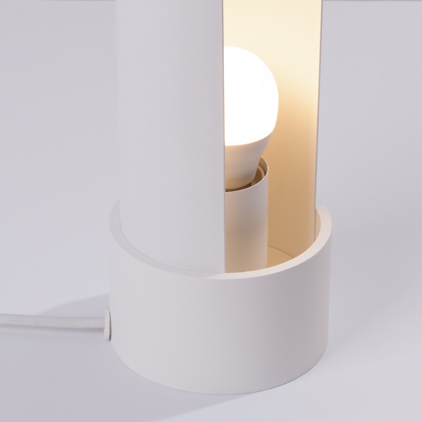 Stolná lampa FLASH 1xE27/15W/230V biela