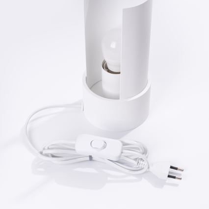 Stolná lampa FLASH 1xE27/15W/230V biela