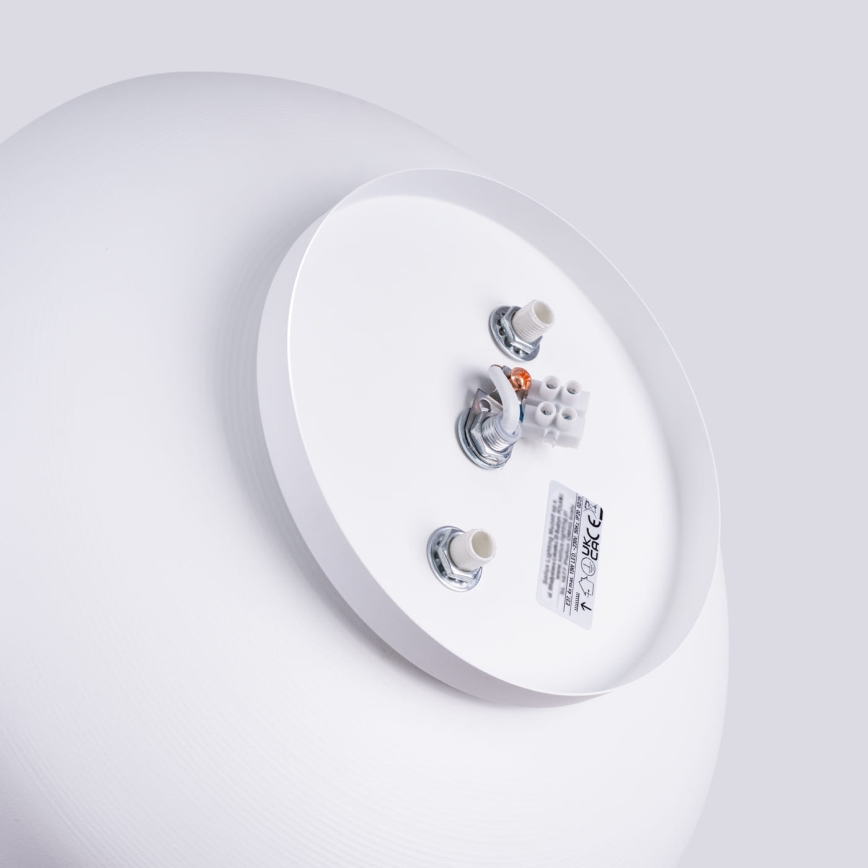 Stropné svietidlo OMIQ, 4×E27/15W/230V, priemer 30 cm, biele