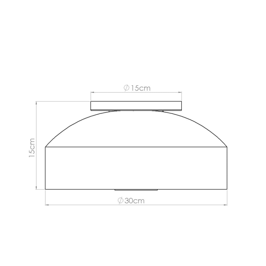 Stropné svietidlo OMIQ 4xE27/15W/230V pr. 30 cm zelené