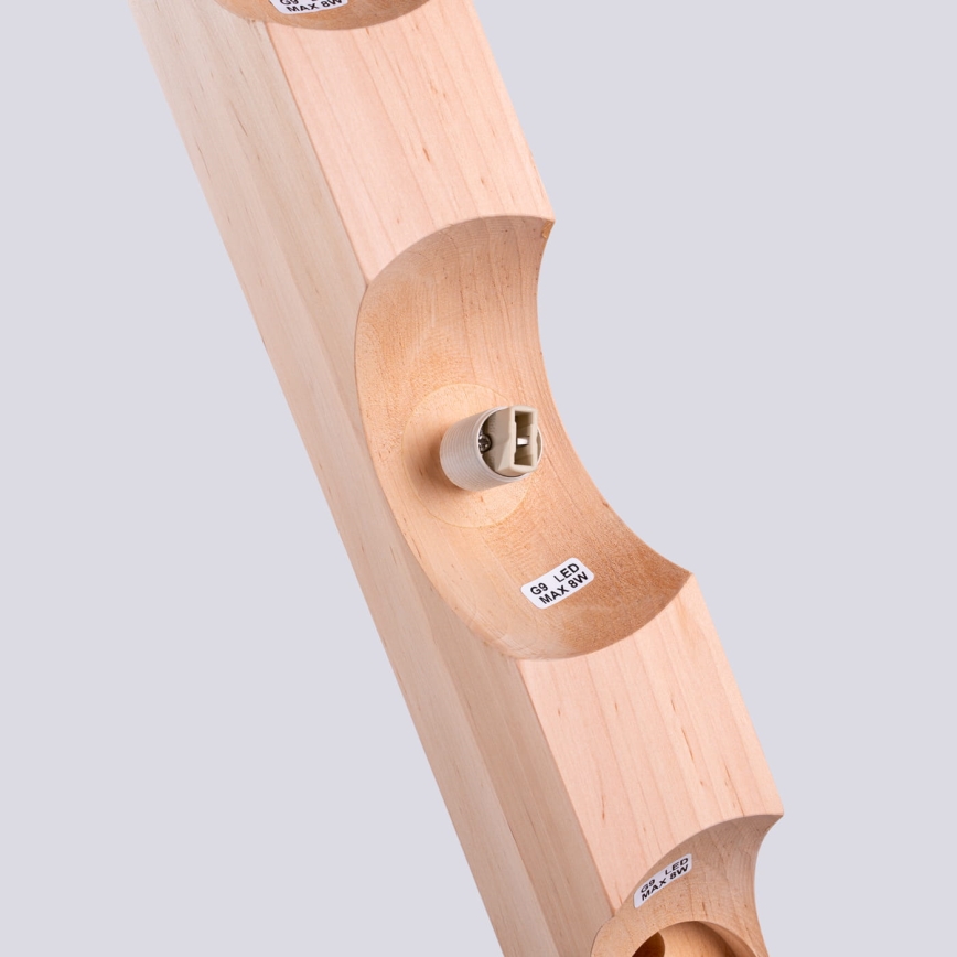 Stropné svietidlo BULBO 3xG9/8W/230V buk/biela